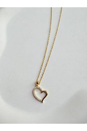 گردنبند استیل ( فولاد ) زرد زنانه استیل (فولاد) almitra jewelry - کد 882647474