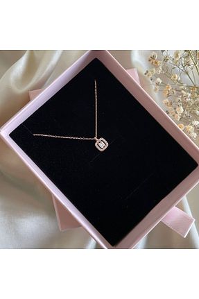 گردنبند نقره سفید زنانه 925 عیار Lovera Jewellery - کد 882657544
