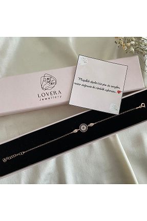 دستبند نقره رنگی زنانه 925 عیار Lovera Jewellery - کد 882658892