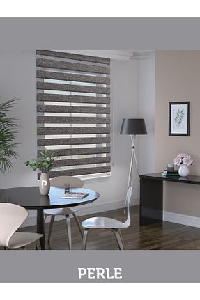 پرده کشوئی طوسی Zebra Perle - کد 730891682