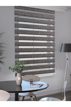 پرده کشوئی طوسی Zebra Perle - کد 730891682