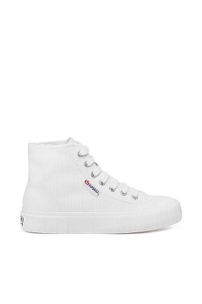 کفش اسنیکر سفید زنانه بند دار Superga - کد 701514309