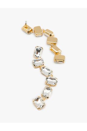 گوشواره جواهر طلائی فلزی Koton - کد 882724260