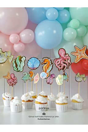 تزئینات جشن تولد رنگی partince - کد 880055592
