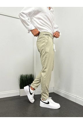 شلوار سبز مردانه پنبه ای MODA - کد 882171492