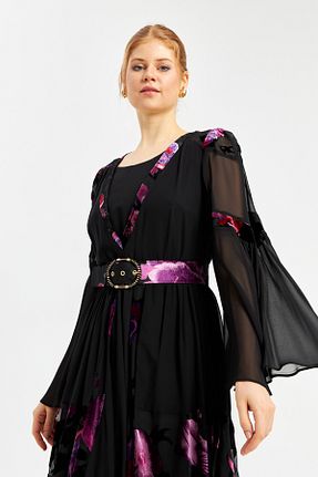 لباس مشکی زنانه بافتنی İnce - کد 882755046