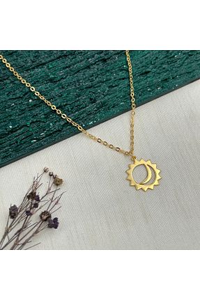 گردنبند جواهر طلائی زنانه روکش طلا JEICON ATELIER - کد 882759632