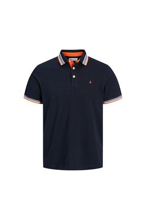پولوشرت سرمه ای مردانه پارچه Jack & Jones - کد 825925320