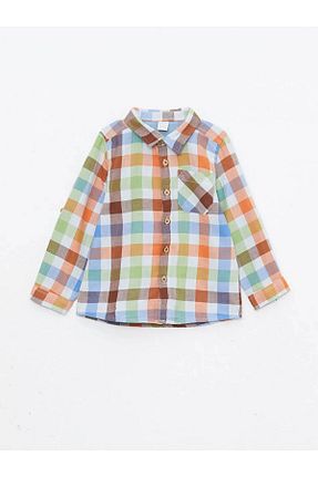 پیراهن رنگی بچه گانه یقه کلاسیک LC Waikiki - کد 882803939