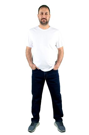 شلوار جین آبی مردانه پاچه ساده BALİNS - کد 882195612