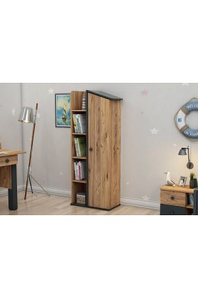 قفسه کتاب طوسی 162 سانتی متر Arnetti - کد 757306524