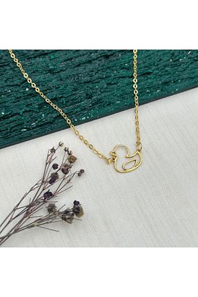 گردنبند جواهر زرد زنانه روکش طلا JEICON ATELIER - کد 882824744