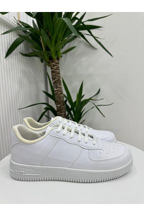 کفش اسنیکر سفید زنانه بند دار Klay Shoes - کد 882828344