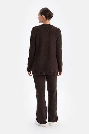 سوئیشرت قهوه ای زنانه ساده Dagi - کد 882828847