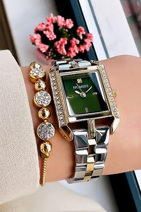 ساعت مچی طلائی زنانه 36 میلی متر Homies - کد 842738076