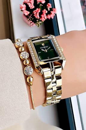ساعت مچی طلائی زنانه 36 میلی متر Homies - کد 842523022