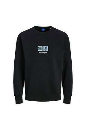 سوئیشرت مشکی مردانه ساده Jack & Jones - کد 867733488