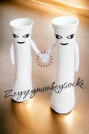 جوراب مشکی زنانه پنبه ای ZEYZEY MONKEY - کد 777085689