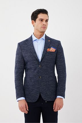 کت بلیزر مشکی مردانه پارچه ACTUAL - کد 857550395
