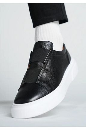 کفش کژوال مشکی مردانه چرم خالص BAGSSHOES - کد 882857678