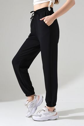 شلوار کرمگن مشکی زنانه پاچه کش دار Balta Collection - کد 882856821
