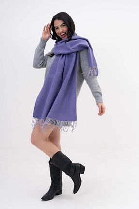 شال گردن بنفش زنانه پشمی FENZA SCARF - کد 882863973