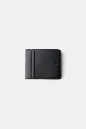 کیف پول مشکی مردانه چرم مصنوعی Bershka - کد 882873341