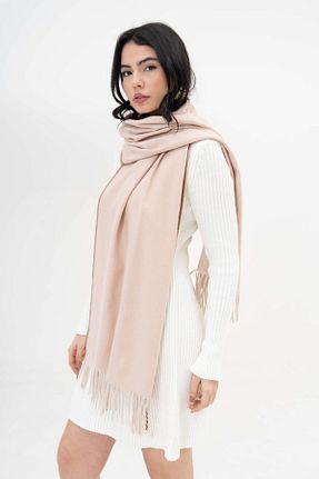 شال گردن سرمه ای زنانه پشمی FENZA SCARF - کد 882863702