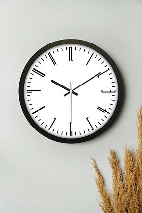 ساعت دیواری سفید 30 * 30 KaktüsKedi - کد 882475885