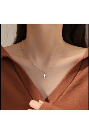 گردنبند جواهر زنانه فلزی Universal - کد 882287627