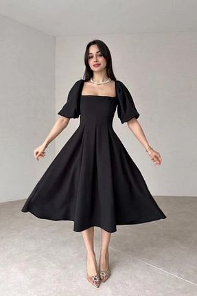 لباس مشکی زنانه بافتنی Deafox - کد 855547286