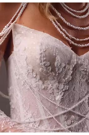 گردنبند مروارید سفید Jovela - کد 882882314