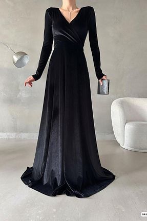 لباس مشکی زنانه بافتنی Deafox - کد 770000751