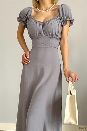 لباس طوسی زنانه بافتنی Deafox - کد 678067895