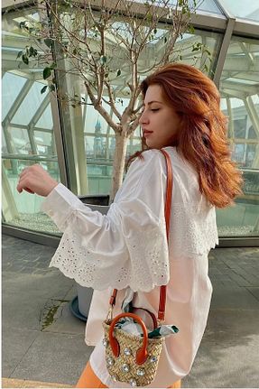 پیراهن نباتی زنانه اورسایز Qaju - کد 286558126