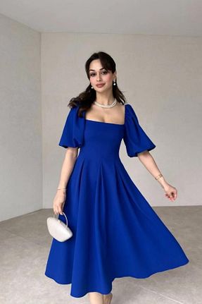 لباس سرمه ای زنانه کرپ Deafox - کد 855545671
