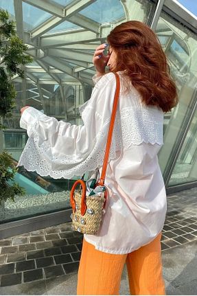 پیراهن نباتی زنانه اورسایز Qaju - کد 286558126