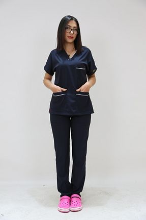 لباس ایمنی کار سرمه ای ÇİZGİ MEDİKAL - کد 882888470
