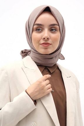 روسری قهوه ای 100 x 100 Bonjela - کد 882887403