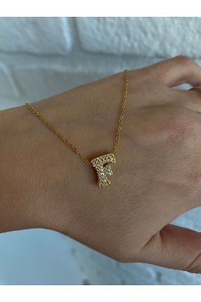 گردنبند استیل ( فولاد ) طلائی استیل (فولاد) h&b design jewel - کد 882901720