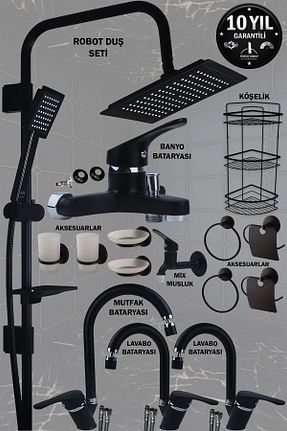 شیر سینک ظرفشویی مشکی tesitay - کد 179101057