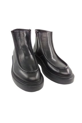 چکمه مشکی مردانه چرم خالص Oneka Shoes - کد 876182860