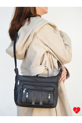 کیف دوشی مشکی زنانه چرم مصنوعی JARA Bag - کد 882922052