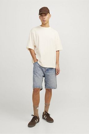شلوارک و برمودا آبی مردانه %100 پنبه Jack & Jones - کد 833765215