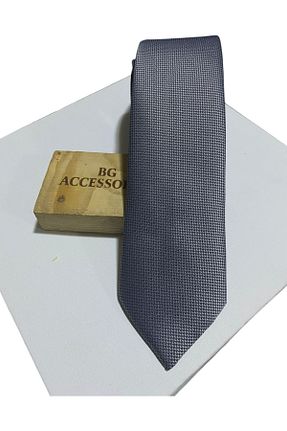 کراوات طوسی مردانه BG TASARIM - کد 883061052