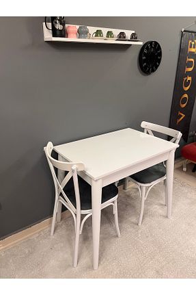 میز آشپزخانه سفید چوب VOGUE TASARIM VE AKSESUAR - کد 883077558