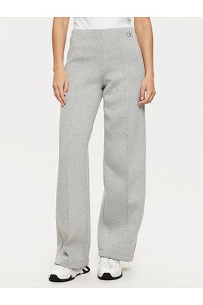 شلوار کرمگن طوسی زنانه ساق پهن Calvin Klein - کد 883089926