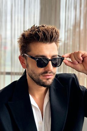 عینک آفتابی مشکی مردانه 50 By Harmony - کد 883099441