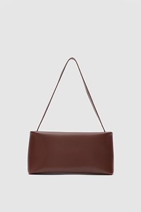 کیف دوشی قهوه ای زنانه چرم مصنوعی Shule Bags - کد 883114604