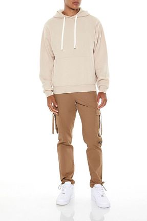 شلوار قهوه ای مردانه بافتنی Forever 21 - کد 883111436
